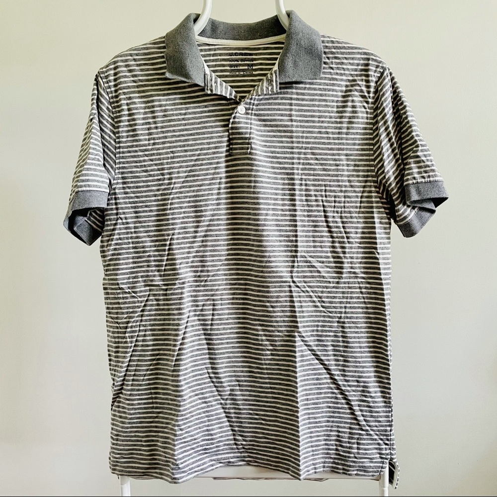 JCrew Knit Striped Polo